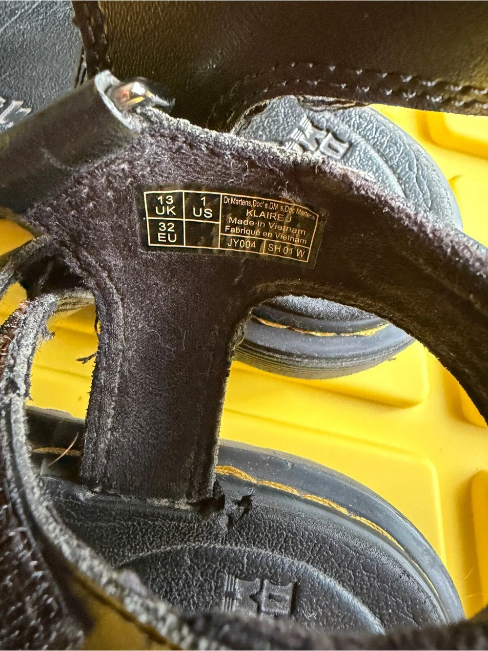 Dr Martens Doc Martens Kids Klaire Sandal Big Kid Size 1 strappy
